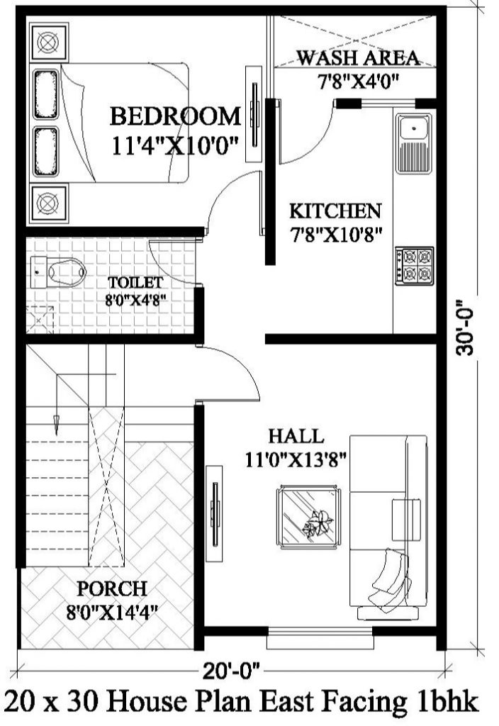 20x30 house plan