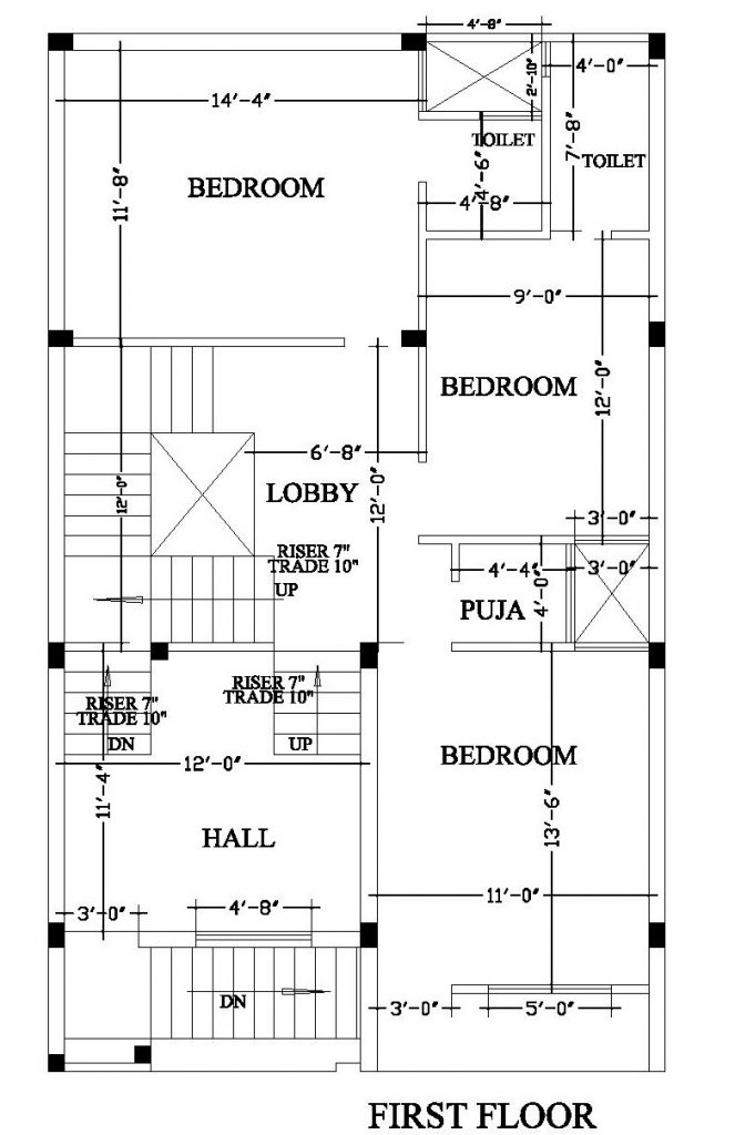 25 x 42 house plan
