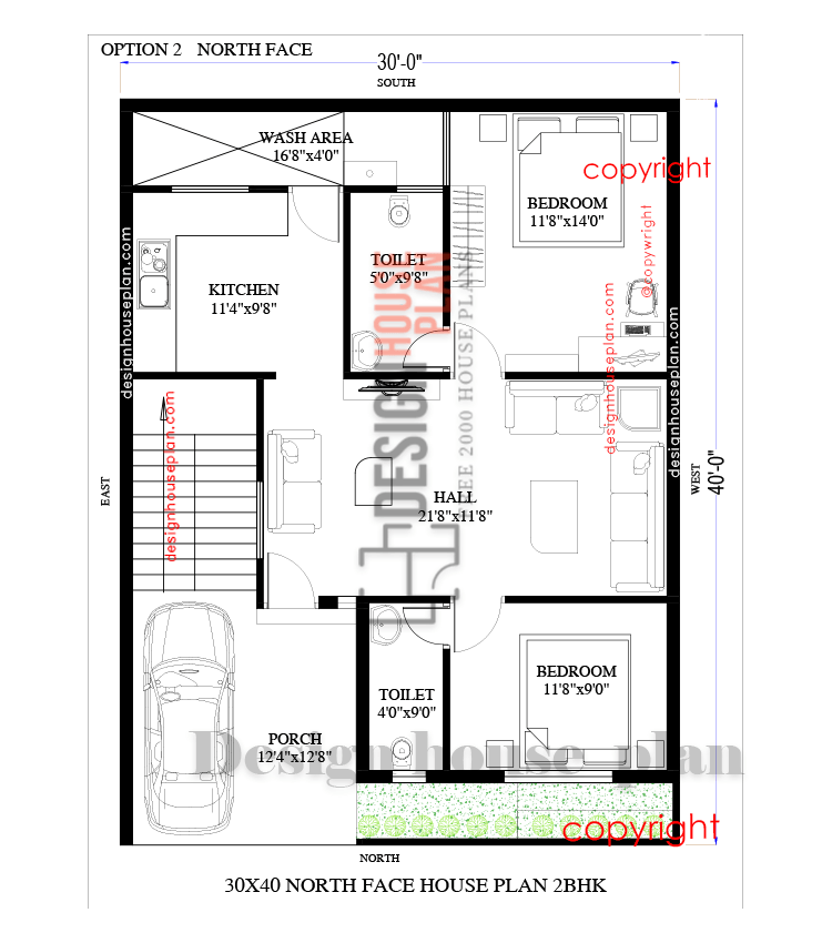 30x40 north facing house plans with photos