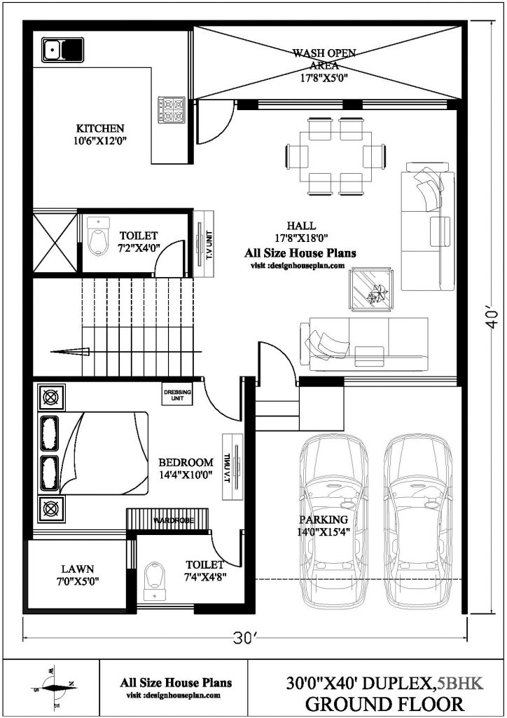 Indian Duplex House Plans