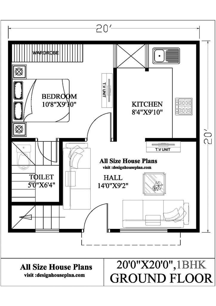 20x20 House Plans