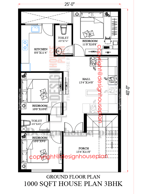 1000 sq ft house plans