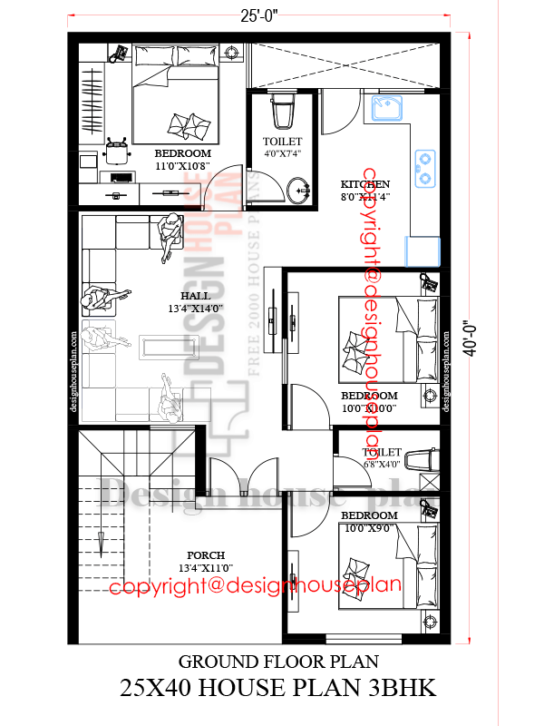 1000 sq ft house