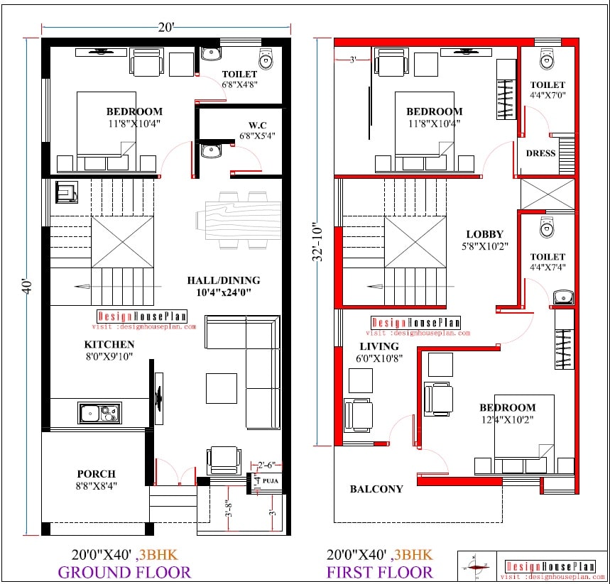 20x40 East Facing Vastu House Plan House Plan And Designs, 54% OFF