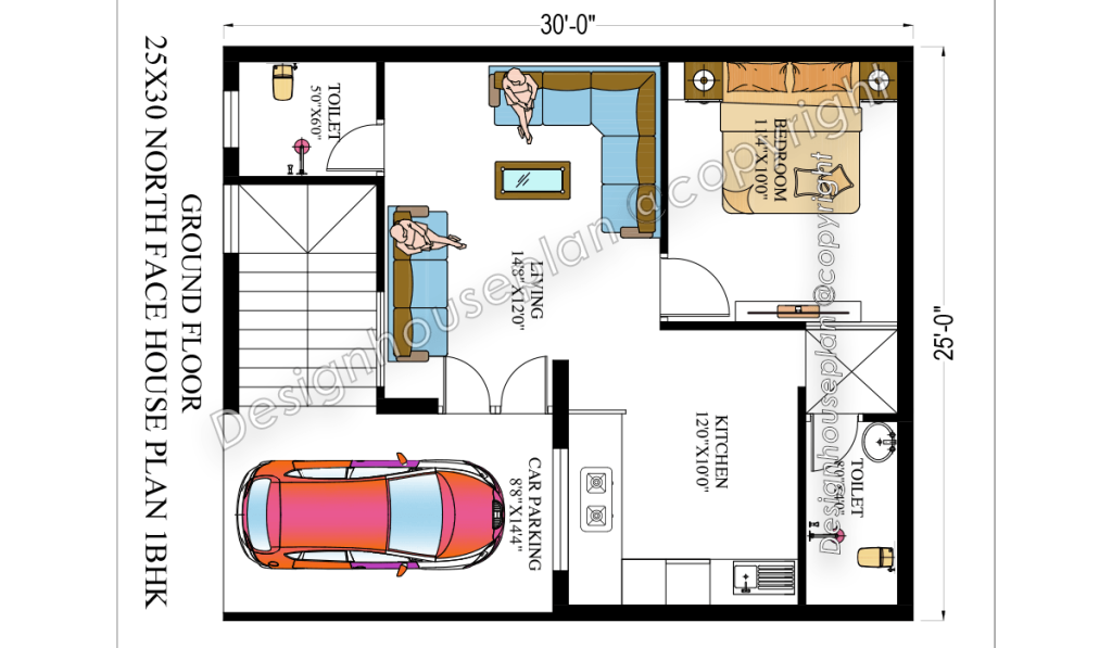 25 x 30 house plan Vastu
